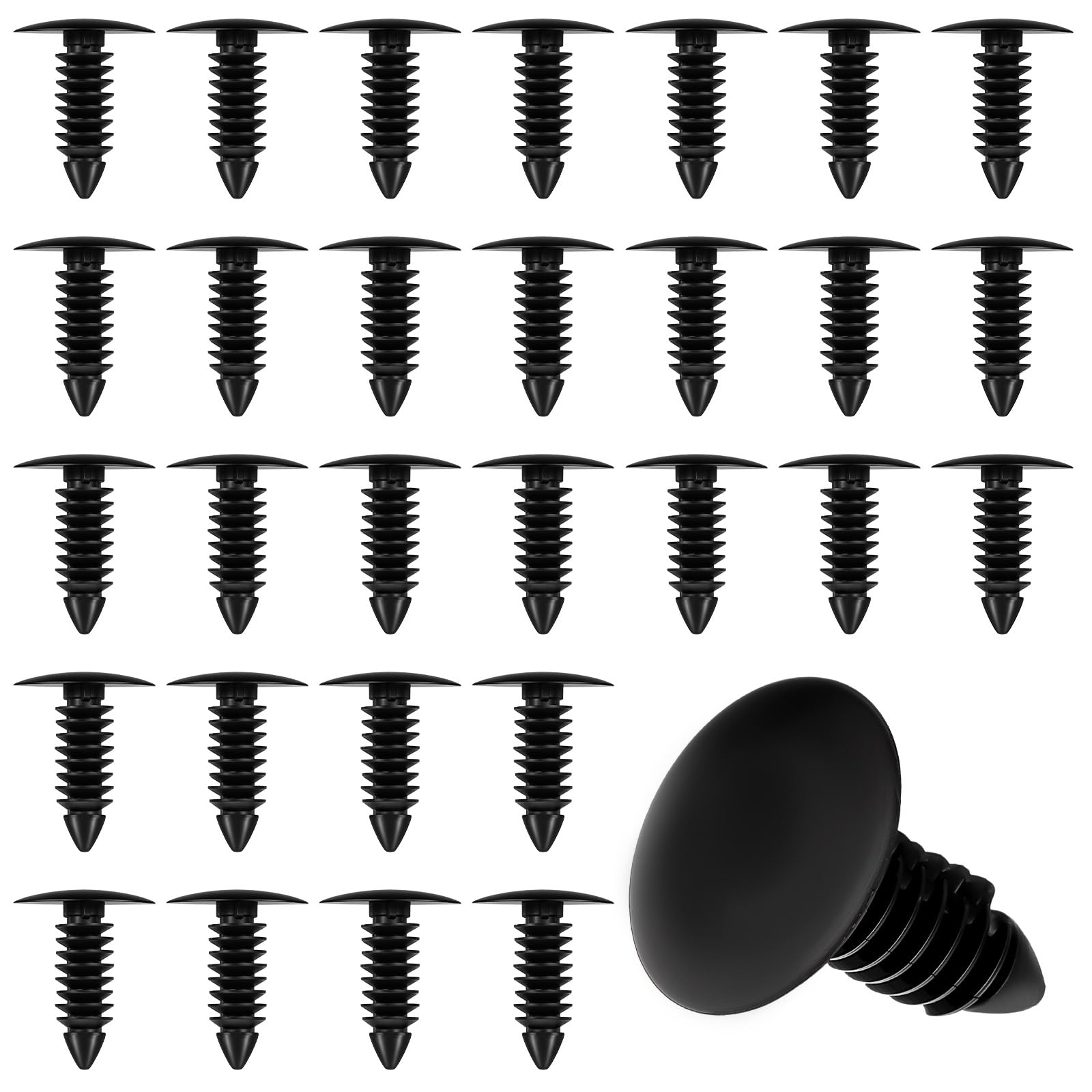 100 Pcs Honeycomb Pins, Honeycomb Laser Bed Fixing Kit Laser Engraver Accessories Nylon Bed Hold Down Pins Honeycomb Laser Bed Accessories Black