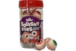 Apexy Eyeball Gummy Candy With Fruity Liquid Center Fat Free Perfect for Halloween & Themed Parties, Fun & Delicious 11.42oz