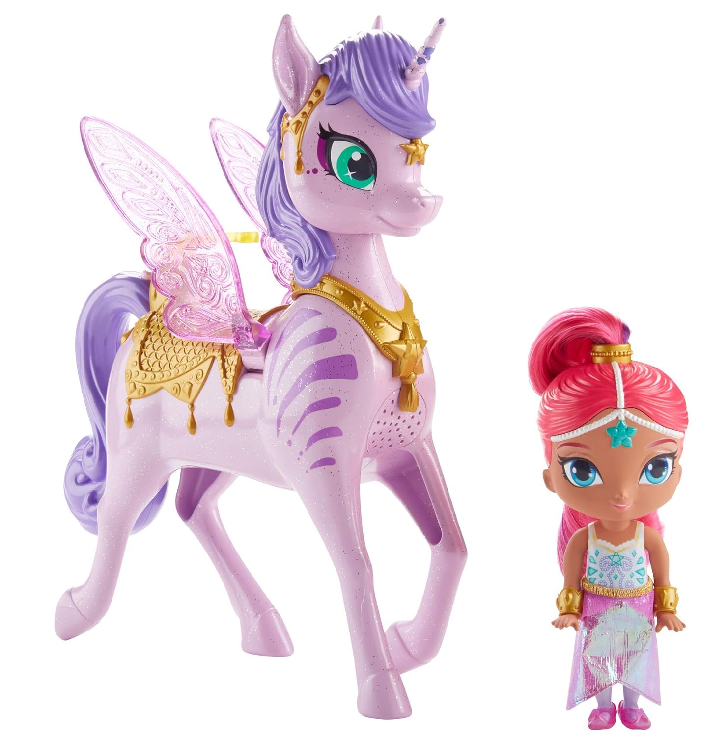 Shimmer and Shine FWH12 Shimmer and Magical Flying Zahracorn, Multi