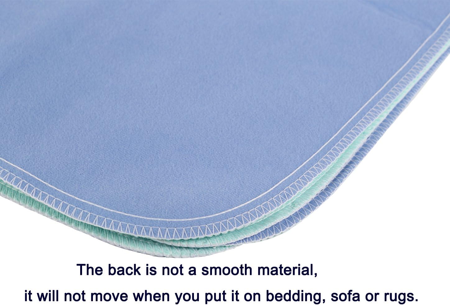 ZISU Pack of 2 Ultra Soft Underpads 36''x 48'',Washable and Reusable Incontinence Bed Sheet Protector for Adult, Child, or Pets: Health & Personal Care