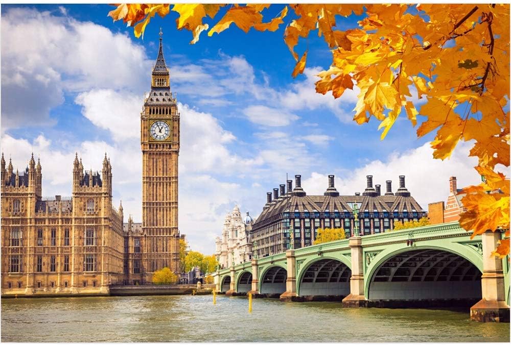 Jigsaw Puzzle Wooden Puzzle London Big Ben (500/1000/1500 Piece) Puzzle City Building Puzzle Living Room Decoration Painting 0320 (Size : 1000 Pieces)
