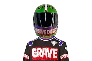 Rubies Monster Jam: Grave Digger Half-Mask for Kids, Boy's No Size