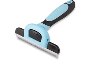 Pets First Professional Pet Brush - Grooming & Deshedding Tool for Cats & Dogs - Reduces Shedding, Dead Hair, Tangles - Detac