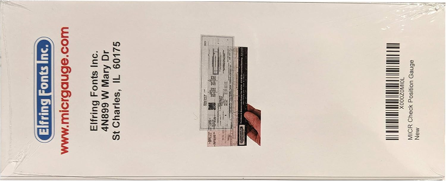 MICR Mounted Check Position Gauge : Check Writers : Office Products