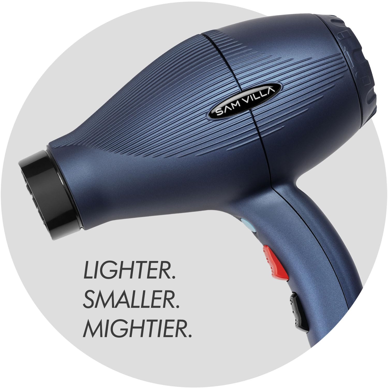 Sam Villa Lightweight & Quiet Ionic Professional Hair Dryer With Variable Speed & Temperature