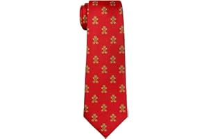 Retreez Christmas Gingerbread Man Woven Microfiber Boy's Tie - 8-10 years