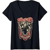 Womens Aerosmith - Alive V-Neck T-Shirt