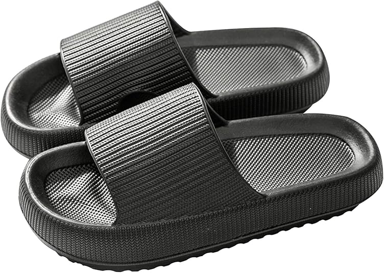 FUXIN Pillow Slippers for Women and Men Shower Massage