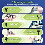 Pleasion Massage Gun Deep Tissue Muscle Massager 32 Speed 5 Heads view 4