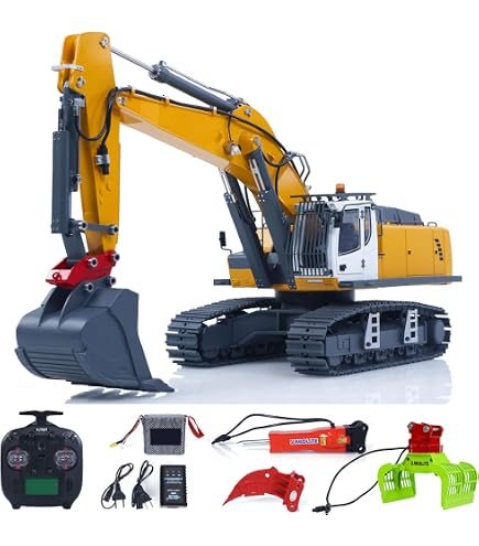 Amazon.com: TOUCAN RC HOBBY 90% Metal 1/14 LESU RC Hydraulic