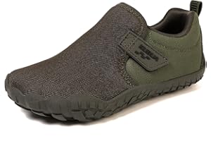 KUBUA Kids Barefoot Shoes Boys Girls Slip On Minimalist Sneakers for Walking Tennis Athletic Hiking Toddler Little Big Kid