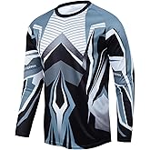Men's Cycling Jersey Long Sleeves Mountain Bike Jersey Downhill Off-Road,MTB Jersey Racing Ride Mountain Bike Motocross Shirt