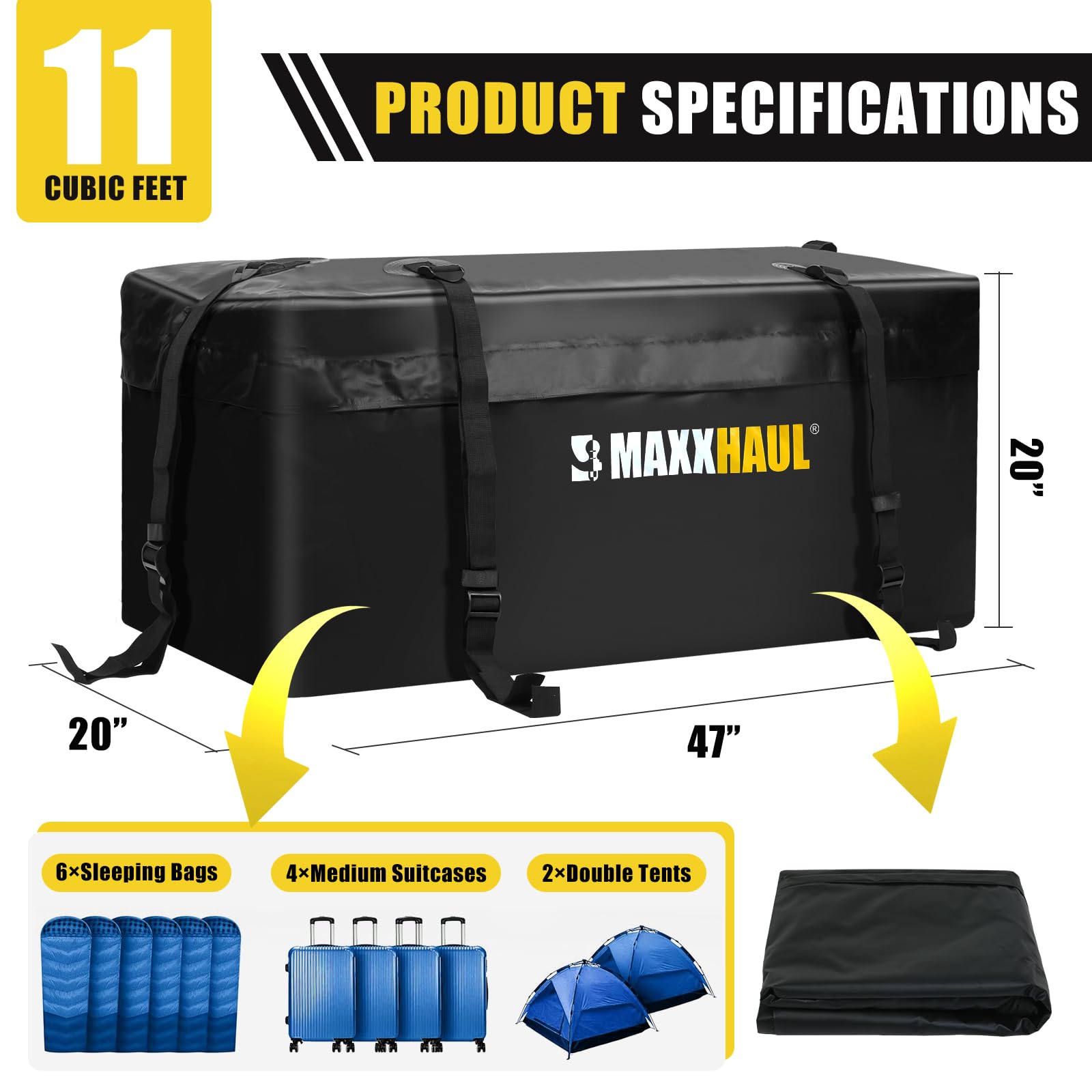 Mua MaxxHaul 70209 Soft Shell Cargo Carrier Bag for Hitch Mount Cargo