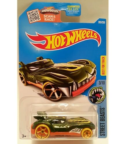Amazon.com: Hot Wheels 2016 Street Beasts Howlin' Heat Treasure