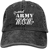 Proud Army Mom Mom Hat Baseball Cap Washed Denim Cotton Adjustable Hat Dad Hat Great Gift for Mother's Day