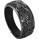 Gothic Evil Eye Ring Black Demon Eyes Band Rings Jewelry Fashion Punk Accessories For Men&Women