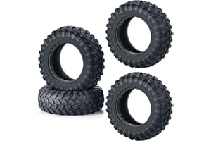 Zolikar 4PCS Rubber Micro RC Tires 42mm for Kyosho Mini Z 4x4 Tires 1/18 Scale 1/24 Scale