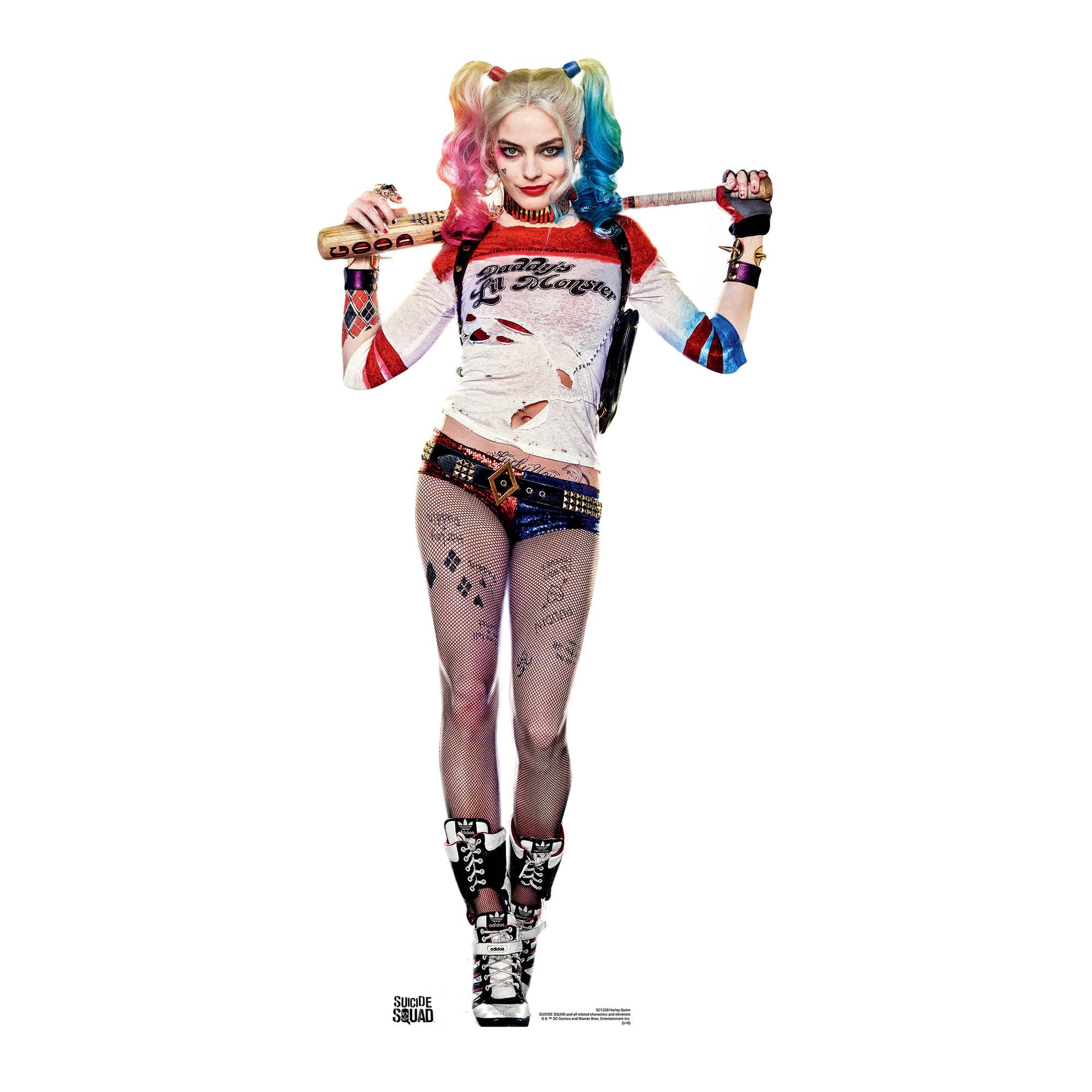 DC Comics Star Cutouts Sc1220 Margot Robbie As The Suicide Squad'S Harley Quinn Cardboard Cut Out,Multicolor,Medium