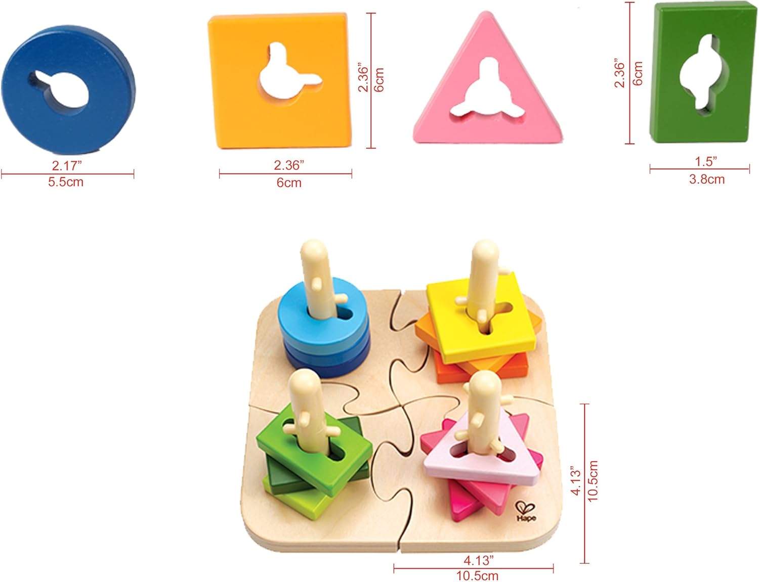 hape creative peg puzzle