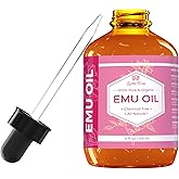 Leven Rose Emu Oil, 100% Pure Natural Hair Strengthener Anti Aging Skin Moisturizer 4 oz