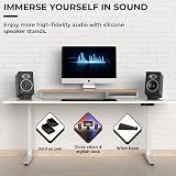 HumanCentric Desktop Speaker Stands Wedge Medium Angled Silicone Anti Vibration view 3