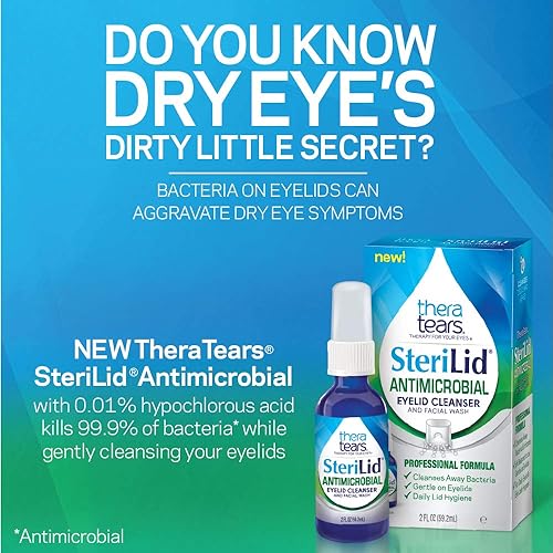 TheraTears Sterilid Antimicrobial Eyelid Cleanser, with Hypochlorus