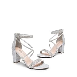 DREAM PAIRS Women's Chunk Low Heel Pump