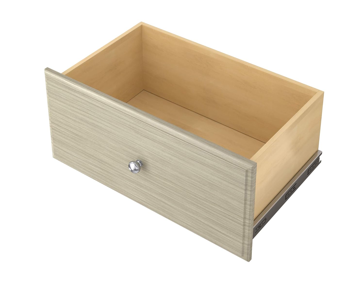 Easy Track Closet Pantry Systems Drawer Closet Storage Gray