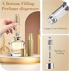 10ml Perfume Atomizer Refillable, 2Pcs 0.34oz