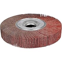 Benchmark Abrasives 50pk 1-1/2" X 1" Flap Wheels - 40 Grit Aluminum Oxide 1/4" Shank - View #2