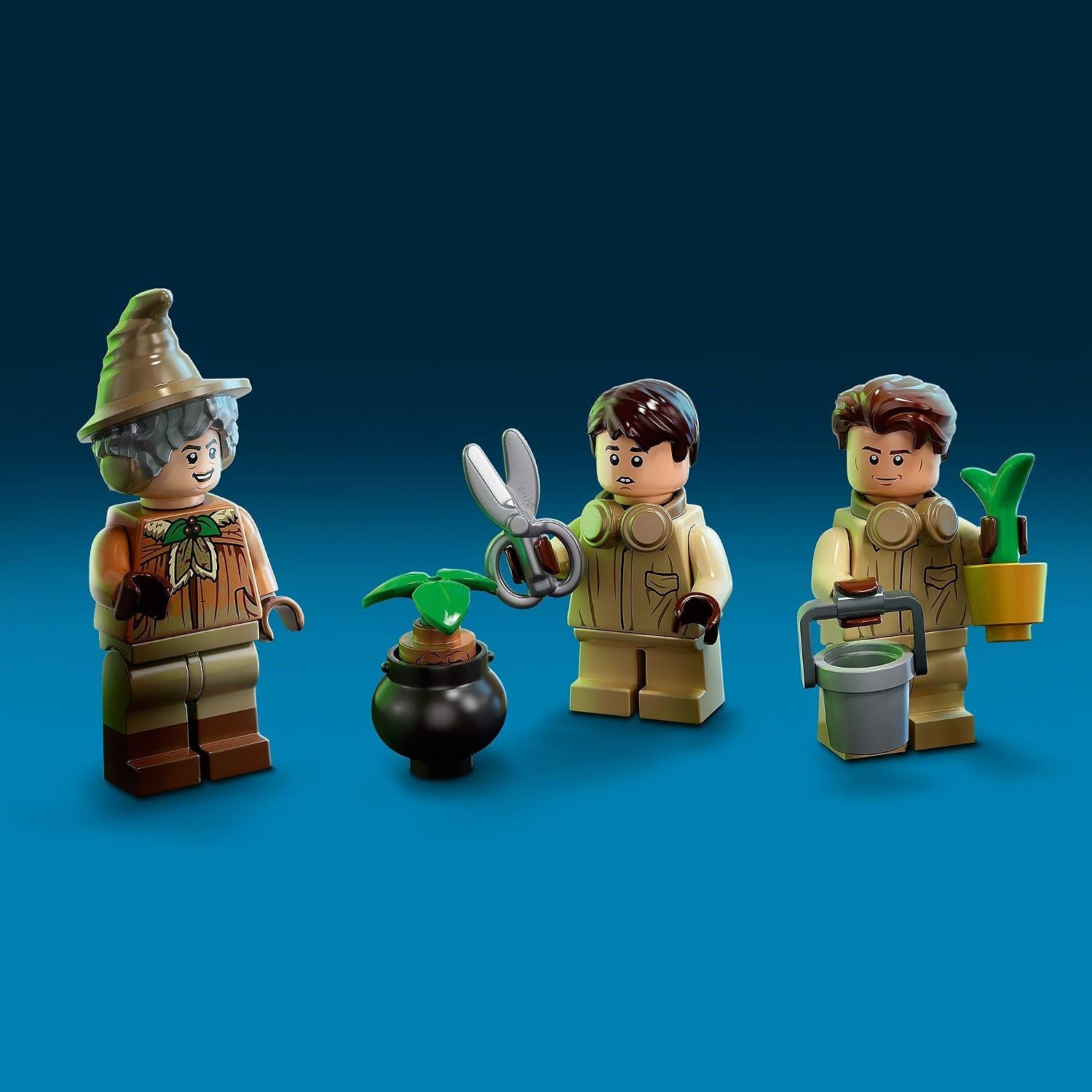 LEGO 76384 Harry Potter Hogwarts Moment: Herbology Class Collectible Book Toy, Travel Case, Portable Playset - Image 4