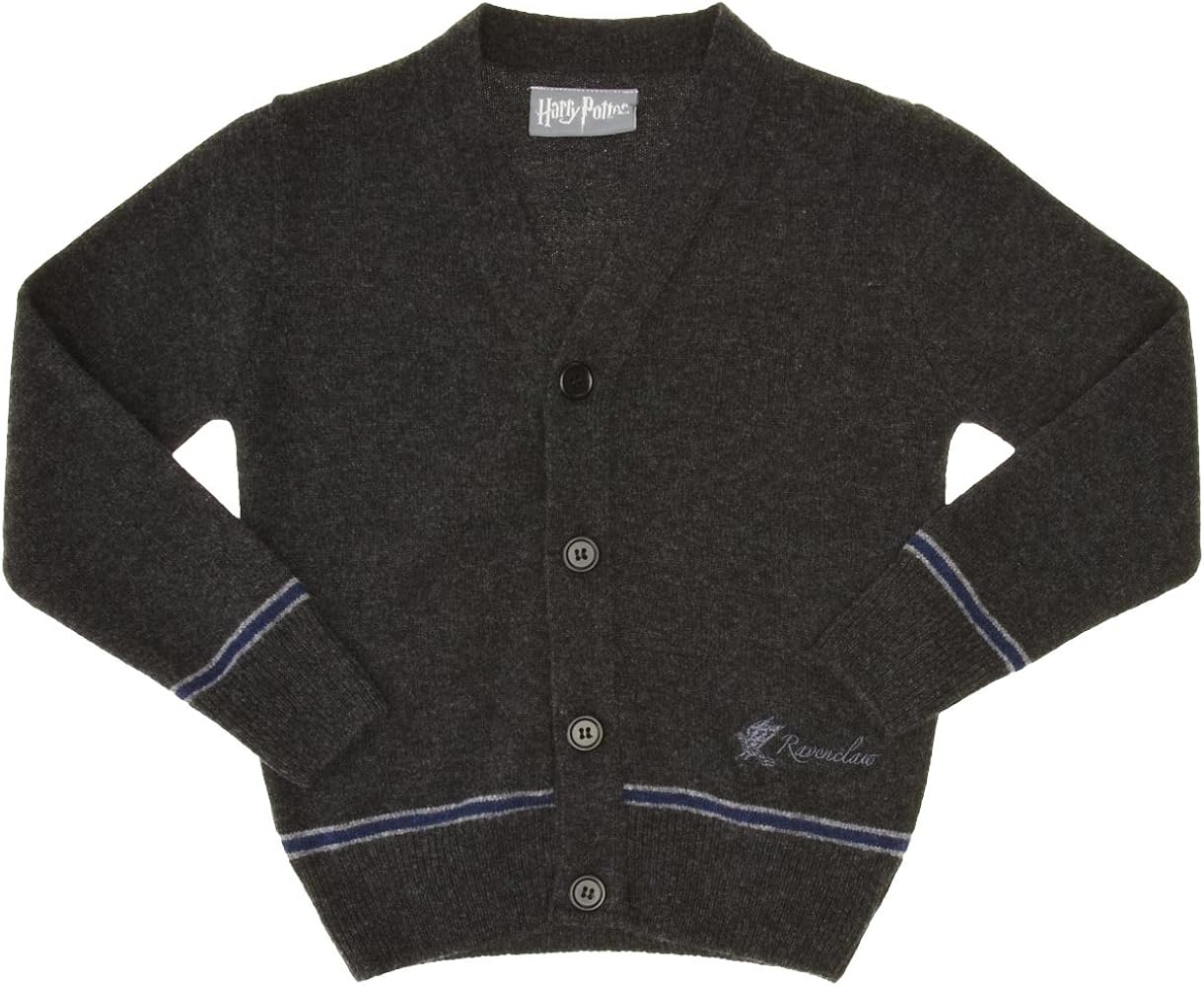 Hogwarts Ravenclaw Boys Cardigan Charcoal/Blue 1314 Years Amazon.co