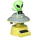 Fun and Cute Toys For Halloween Solar Power Dancing Alien (with his/her flying Saucer)