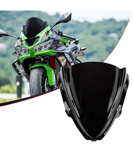 Amazon.com: Motorcycle Front Windscreen Windshield Fly Screen