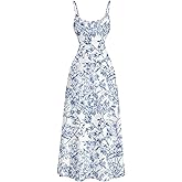 Floerns Women's Floral Spaghetti Strap Cami Dress Slip Vacation Maxi Dresses