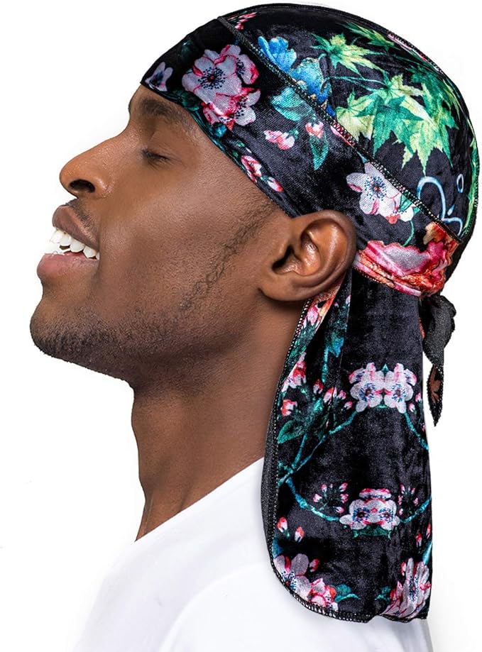 Velvet Durags for Men/Women 360 Waves Designer Do Rag