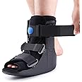 Veanvoky Inflatable Walking Boot, Air Cam Walker Fracture Boot Orthopaedic boot for Sprained Ankle, Short Air Walker Brace for Broken Foot Achilles Tendon Injury Black (Large)