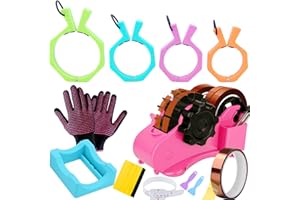 WAQONUY 4 Size Tumbler Clamp for Sublimation,Silicone Cup Cradle for Crafting Tumblers,Sublimation Cup Holder Clamp for 15oz 20oz 30oz 40ozCups,Mug Clamps for Sublimation(4Size(15/20/30/40.OZ) Super Set)