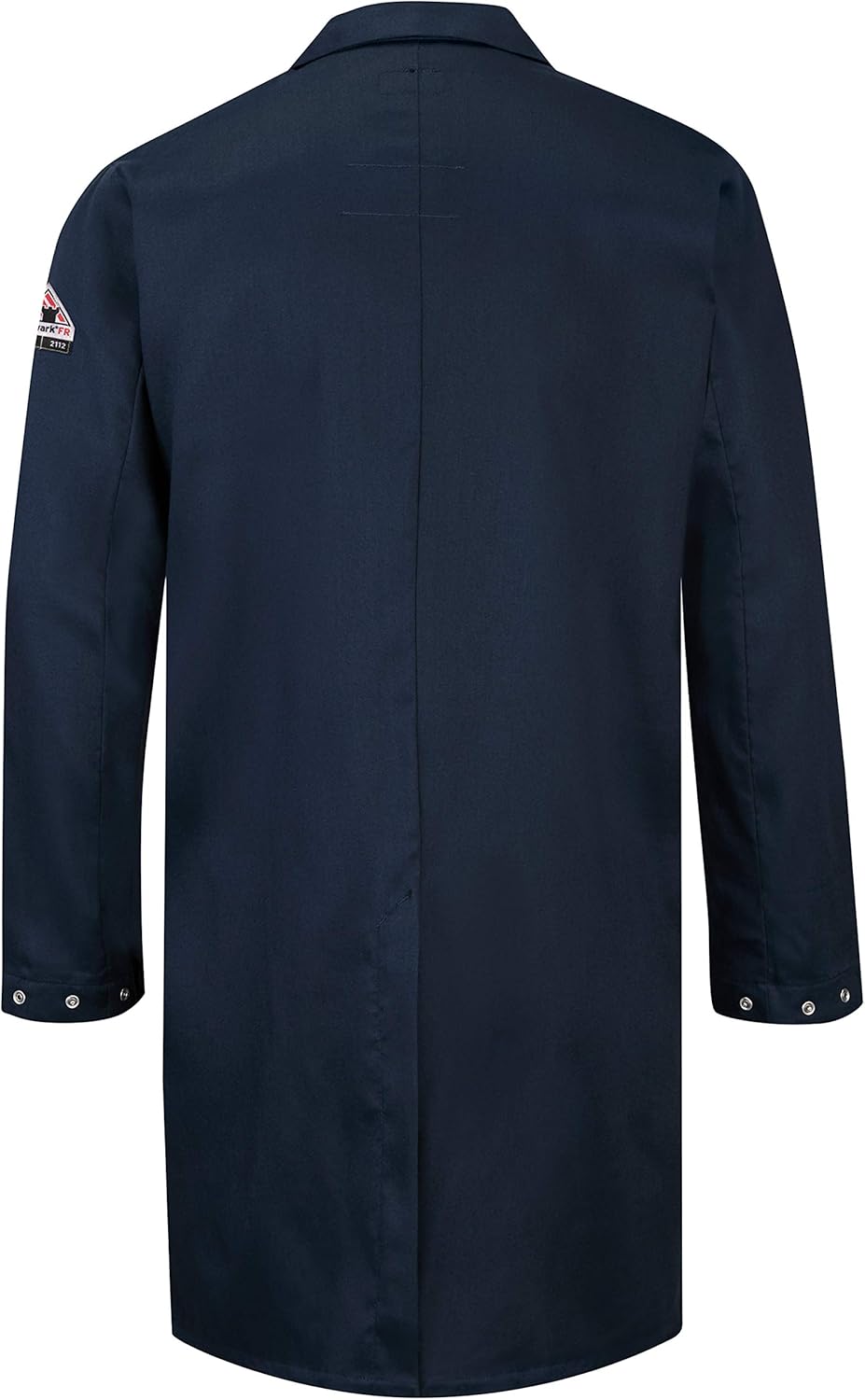Bulwark FR mens Fr Concealed Snap-front Lab Coat: Clothing