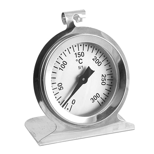 Lantelme Backofenthermometer 300 Grad Celsius Backofen Bratofen Thermometer Edelstahl Analoge Temperaturanzeige 5843