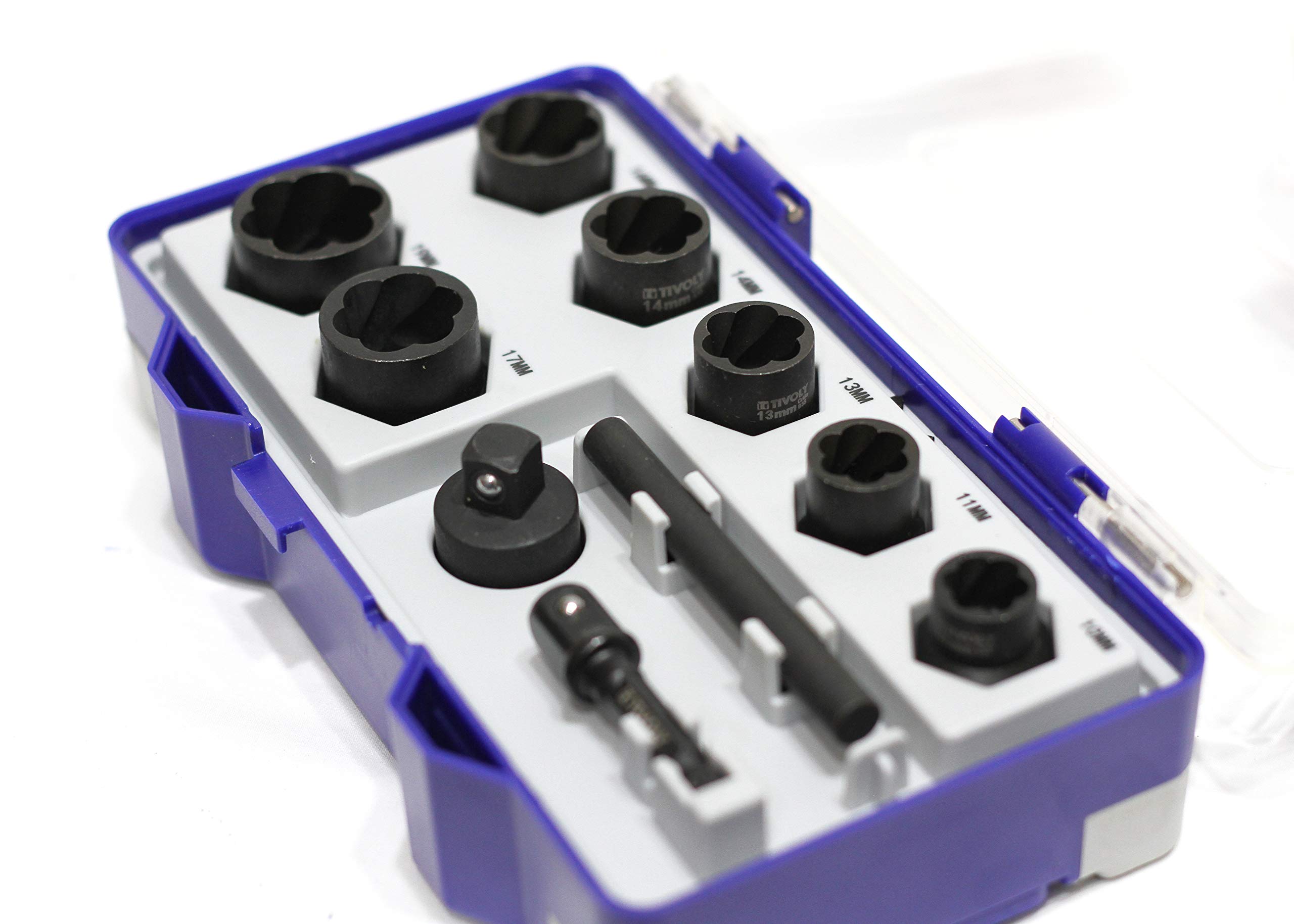 Tivoly 11521470002 Extractor Sockets, Black, Set of 10 Pieces