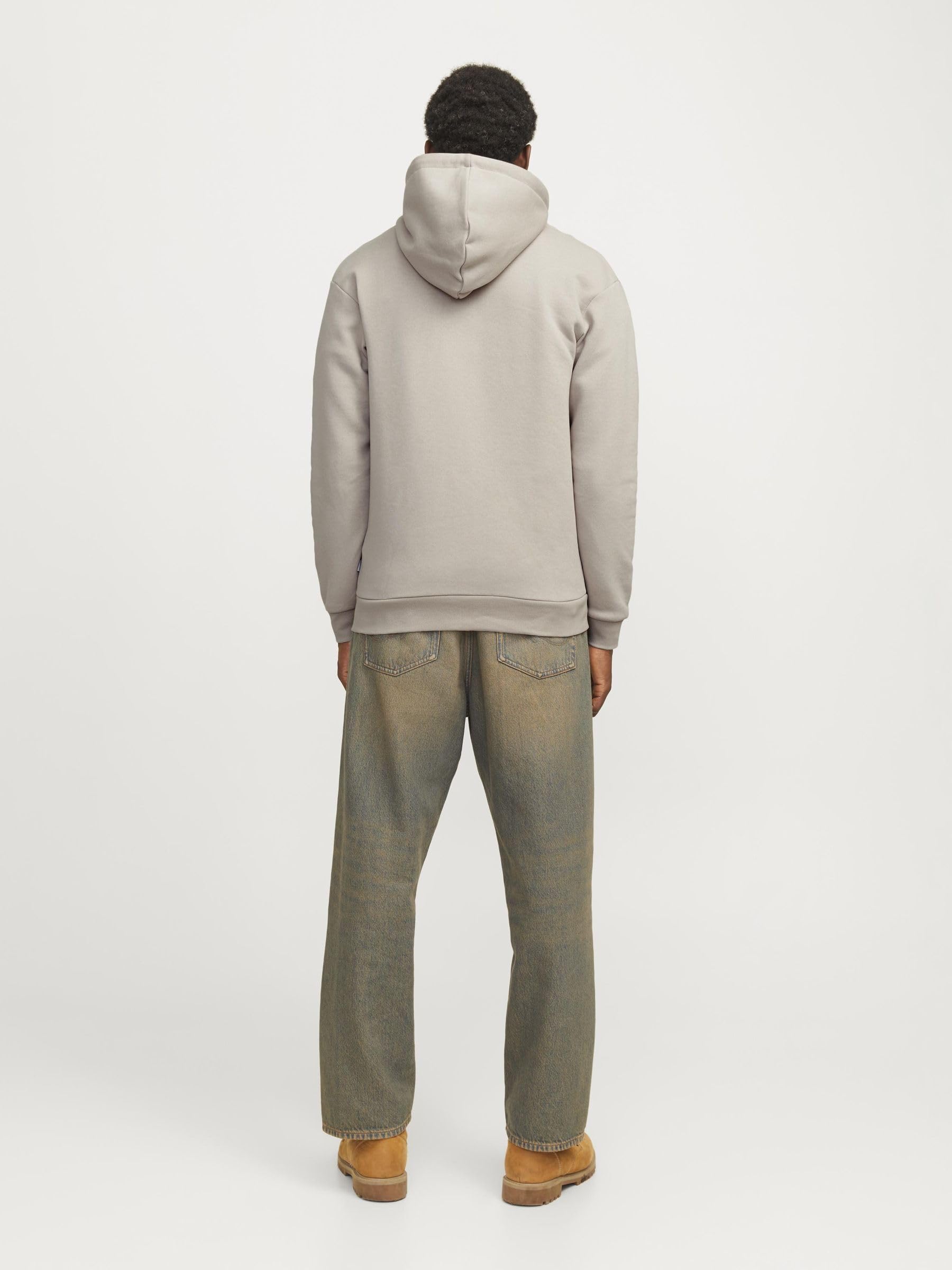 JACK & JONES Male Kapuzenpullover mit Reißverschluss Einfarbig Kapuzenpullover mit Reißverschluss 4