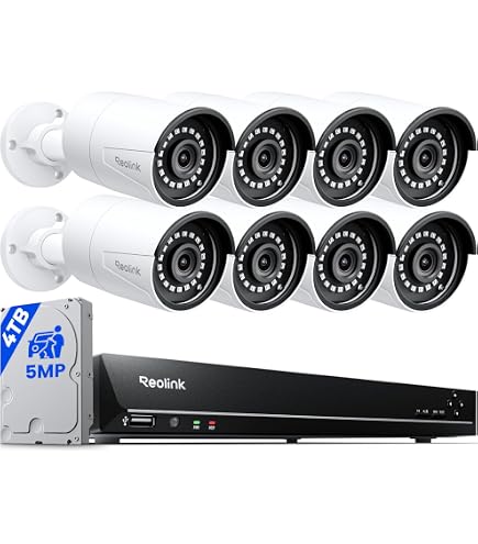 Amazon.com: REOLINK 8CH 5MP Super HD Home Security Camera System