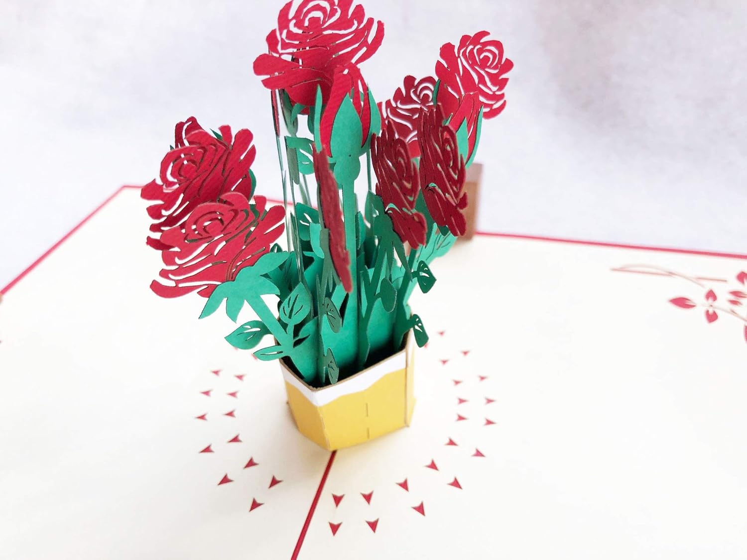 Amazon 全100種以上 立体ポップアップ グリーティングカード バラの花束 Vol2 Ot 43 花 フラワー ブーケ バースデー 誕生日 お祝い ギフトカード 子供 プレゼント おめでとう キッズ 感謝状 メッセージカード グリーティングカード 文房具 オフィス用品