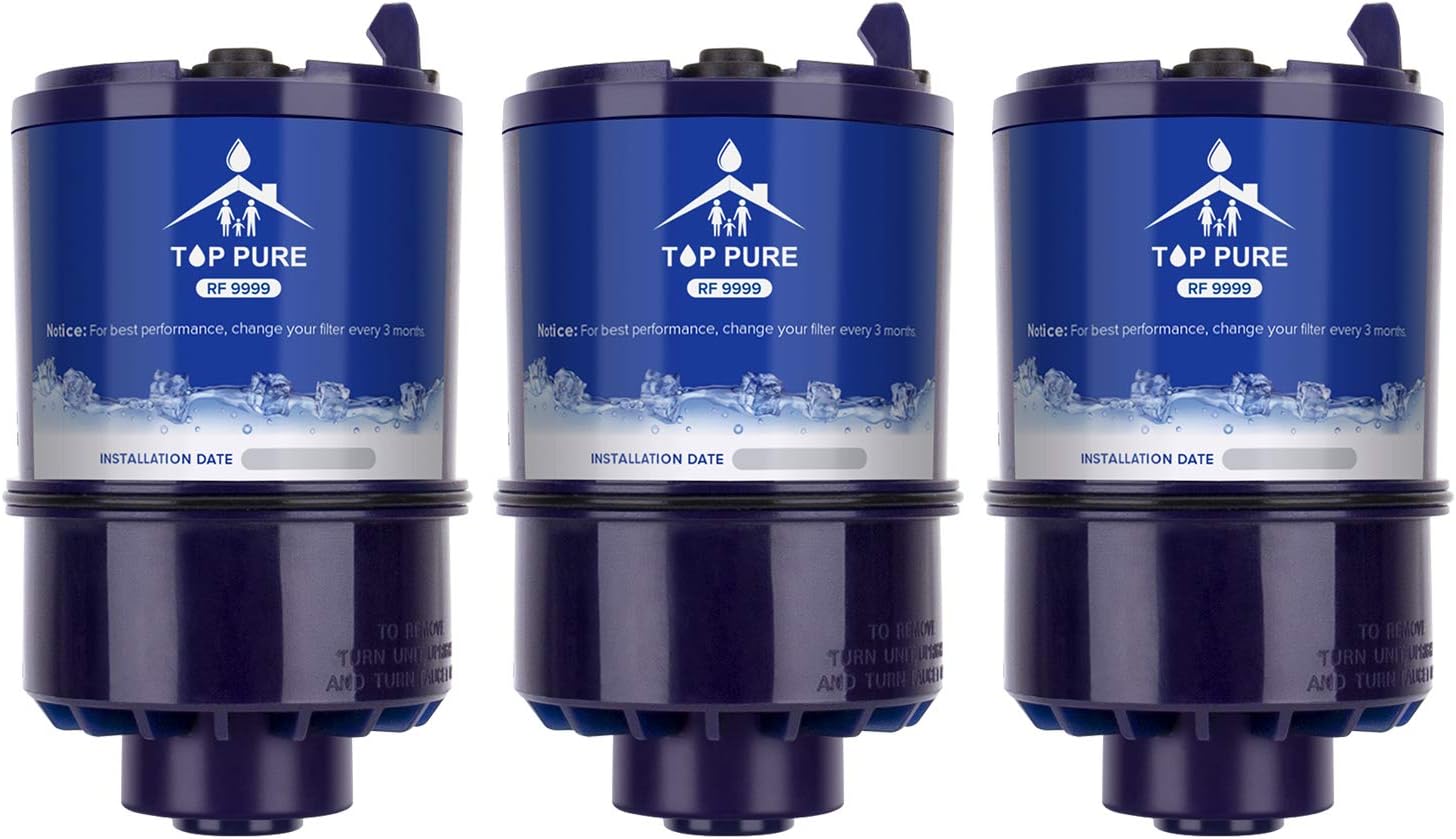 FilterPro RF-9999 Water Filter, Compatible with Pur RF9999 Faucet Replacement Water Filter (3 Pack): Home & Kitchen