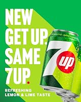 7UP Regular 330ml Cans Pack of 24 - Carbonated Lemon-Lime Soft Drink view 2