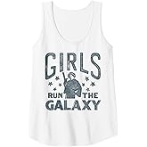 Womens Star Wars Princess Leia Girls Run The Galaxy Disney+ Tank Top