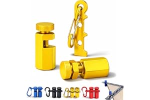 Gugliet Tall Stair Gauges for Framing Square – Hexagonal Stable Lock with Holder & Hook for Carpentry & Circular Saw – Anti-W