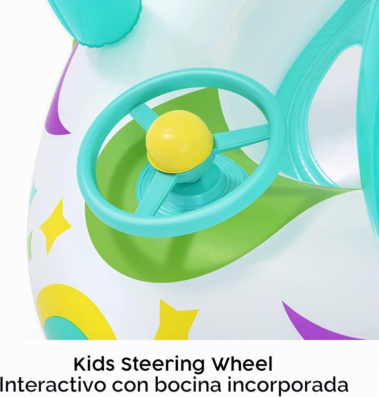 Barca Hinchable para Bebés Bestway® Space Splash™ con Parasol