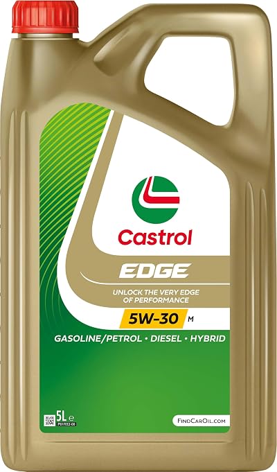 Castrol EDGE 5W-30 M Engine Oil 5L - ACEA C3 API SN PLUS BMW MB-Approval